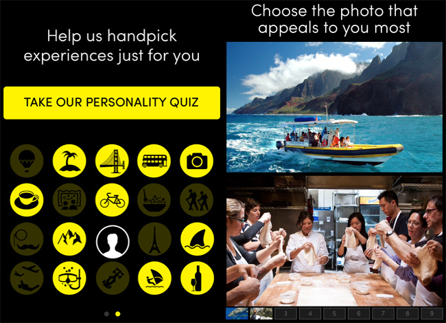 Peek travel app's personality quiz helps you find activities you'll love