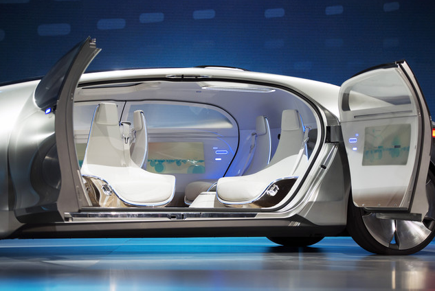 self-driving car - Mercedes source Bloomberg