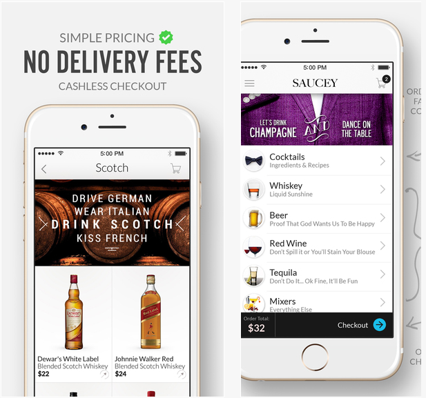 Get Saucey Tonight With Booze Delivered To Your Doorstep